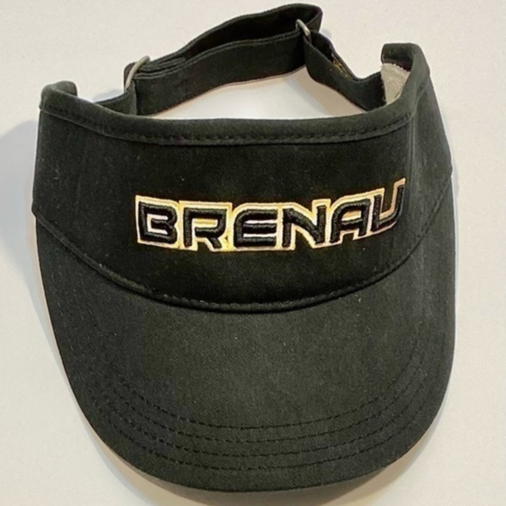 BRENAU CAP/VISOR BLACK AND YELLOW